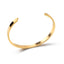 Round Cuff Bracelet Gold | 5MM