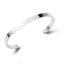 Round Cuff Bracelet Silver | 5MM